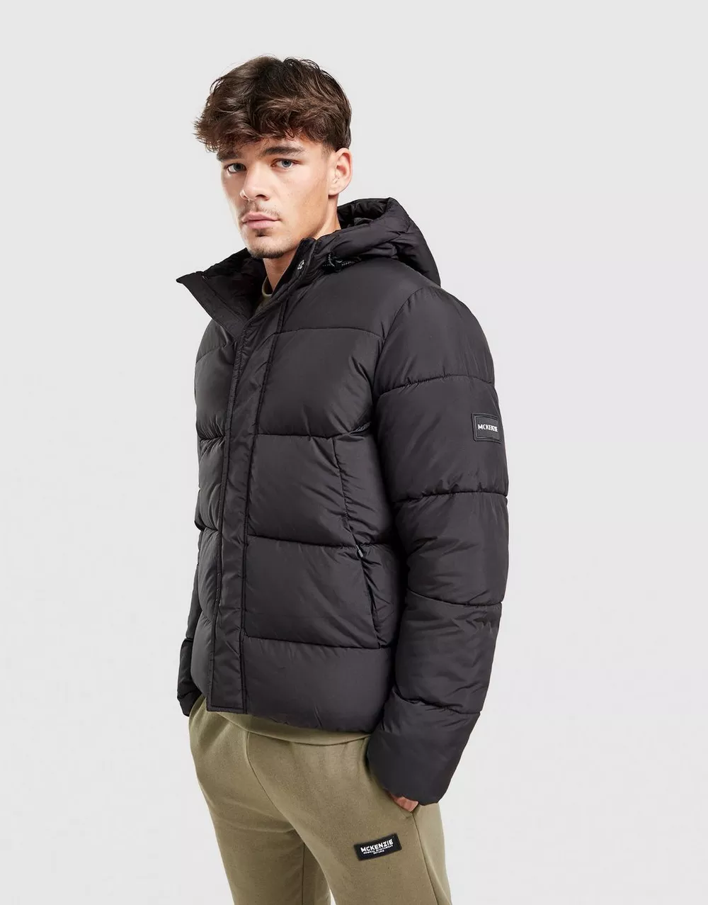 MCKENZIE КУРТКА ЗИМОВА RACKET BUBL JKT BLK-BLK, фото 1 з 5
