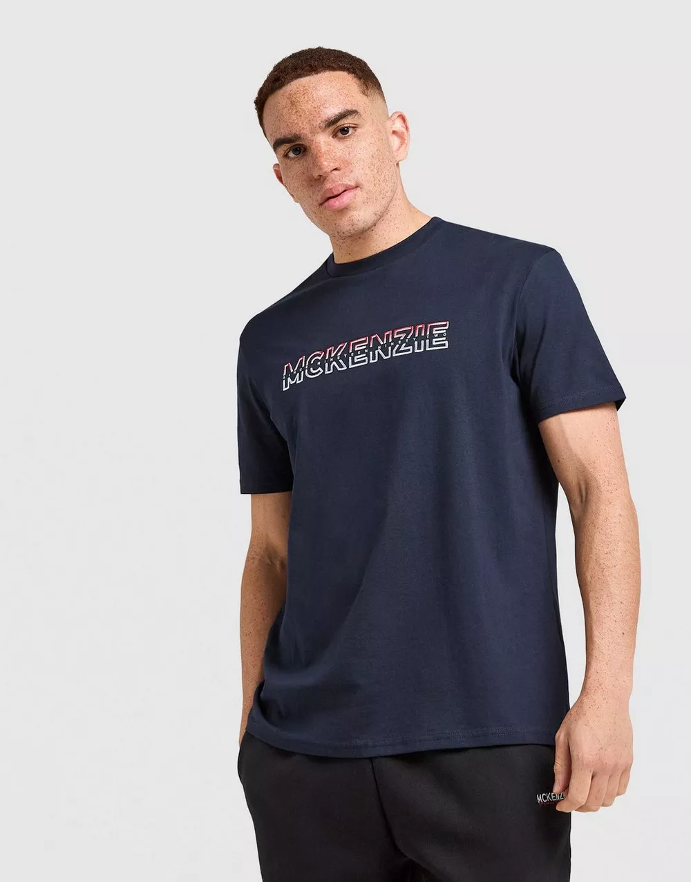 MCKENZIE ФУТБОЛКА DUAL TEE NVY-SKC, фото 1 з 4