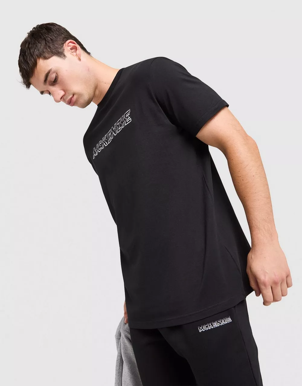 MCKENZIE ФУТБОЛКА DUAL TEE BLK-BLK, фото 1 з 5