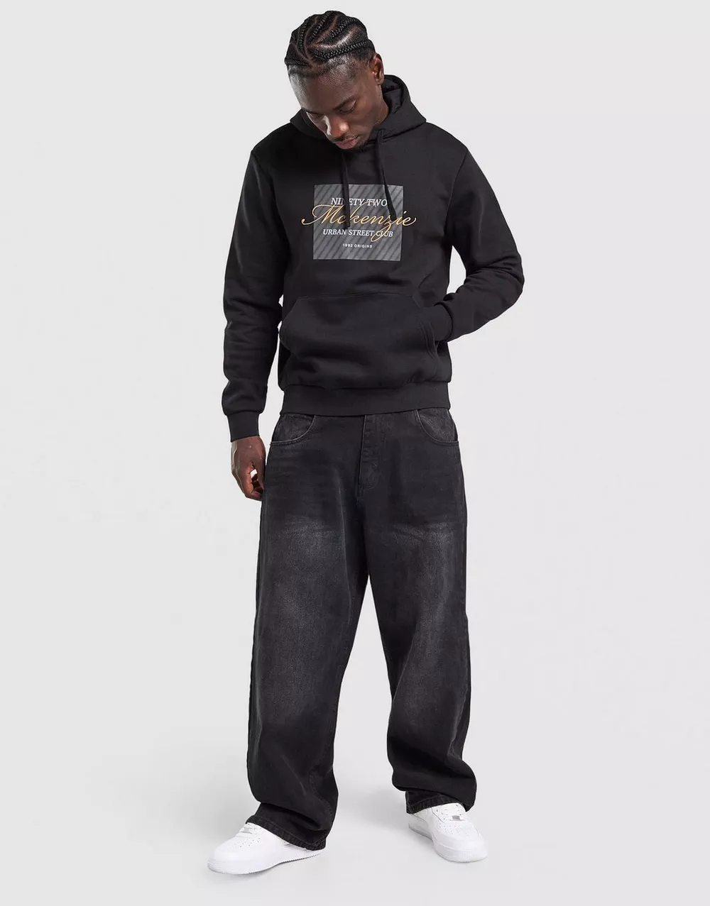 MCKENZIE КОФТА З КАПЮШОНОМ STRIDE OH HD BLK-BLK, фото 1 з 5