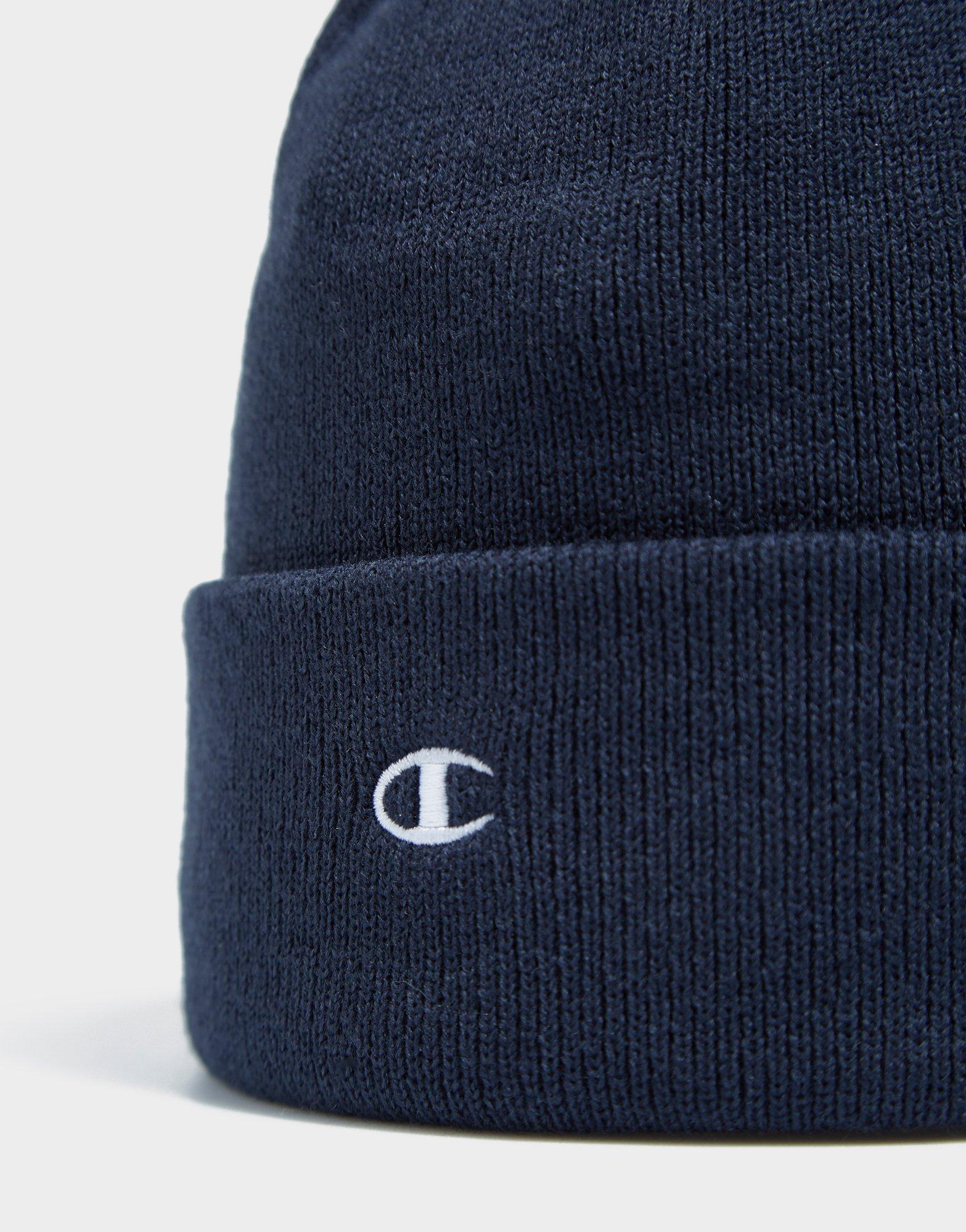 Czapka zimowa damska CHAMPION CZAPKA KNIT 804672BS501 Granatowy