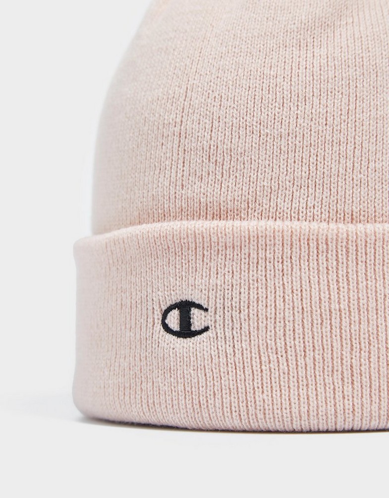 Жіночі зимові шапки CHAMPION КЕПКА KNIT 804672PS075 Бежевий