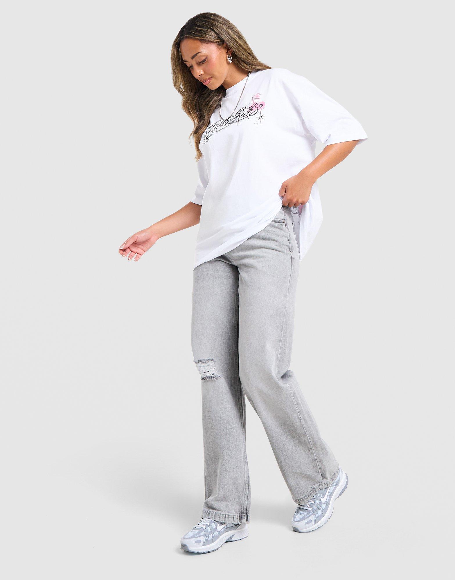 Hoodrich Kalhoty  Mono Wide Leg Jeans