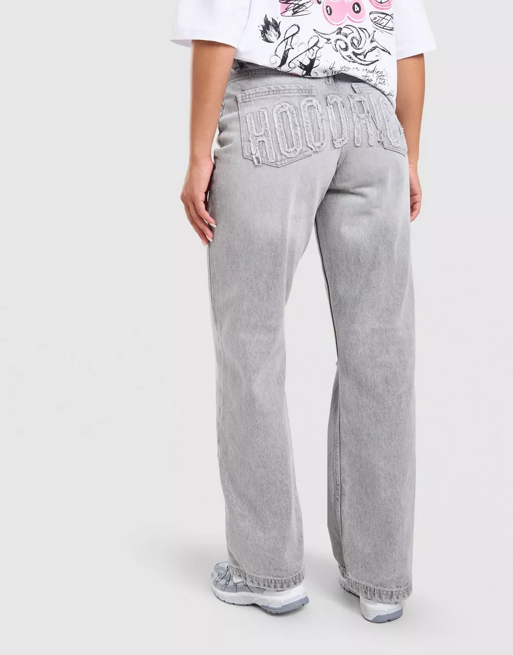 HOODRICH ШТАНИ MONO WIDE LEG JEANS, фото 1 з 5