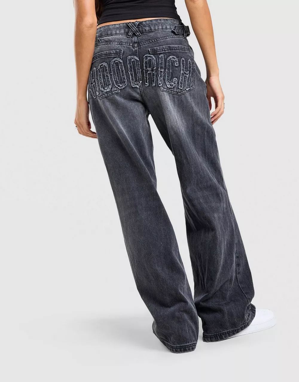 HOODRICH ШТАНИ MONO WIDE LEG JEANS, фото 1 з 7