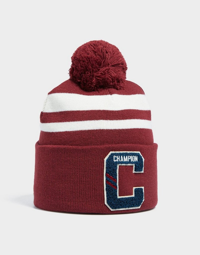 Dámska zimná čiapka CHAMPION ČIAPKA BEANIE CAP 805680RS501 Bordová