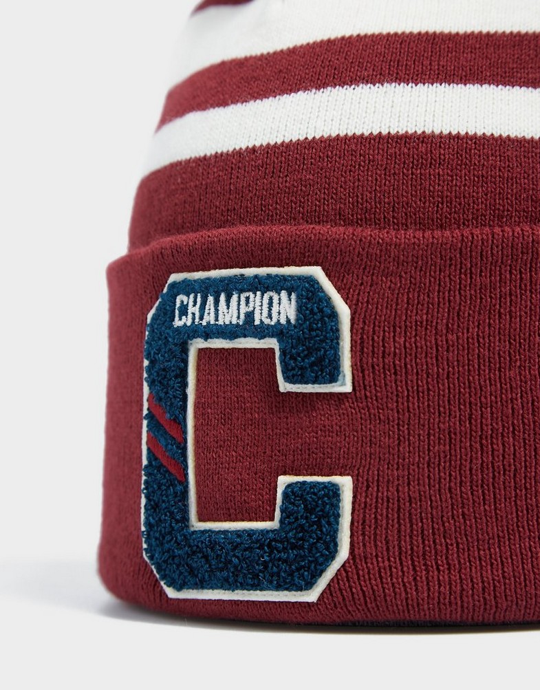 Dámska zimná čiapka CHAMPION ČIAPKA BEANIE CAP 805680RS501 Bordová