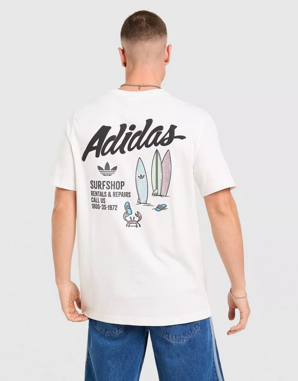 ADIDAS ФУТБОЛКА BEACH GFX 2.0 T, фото 1 з 4