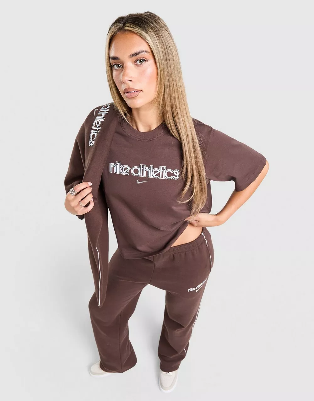 NIKE ФУТБОЛКА W NSW ESSNTL SS TEE BOXY GLS, фото 1 з 5
