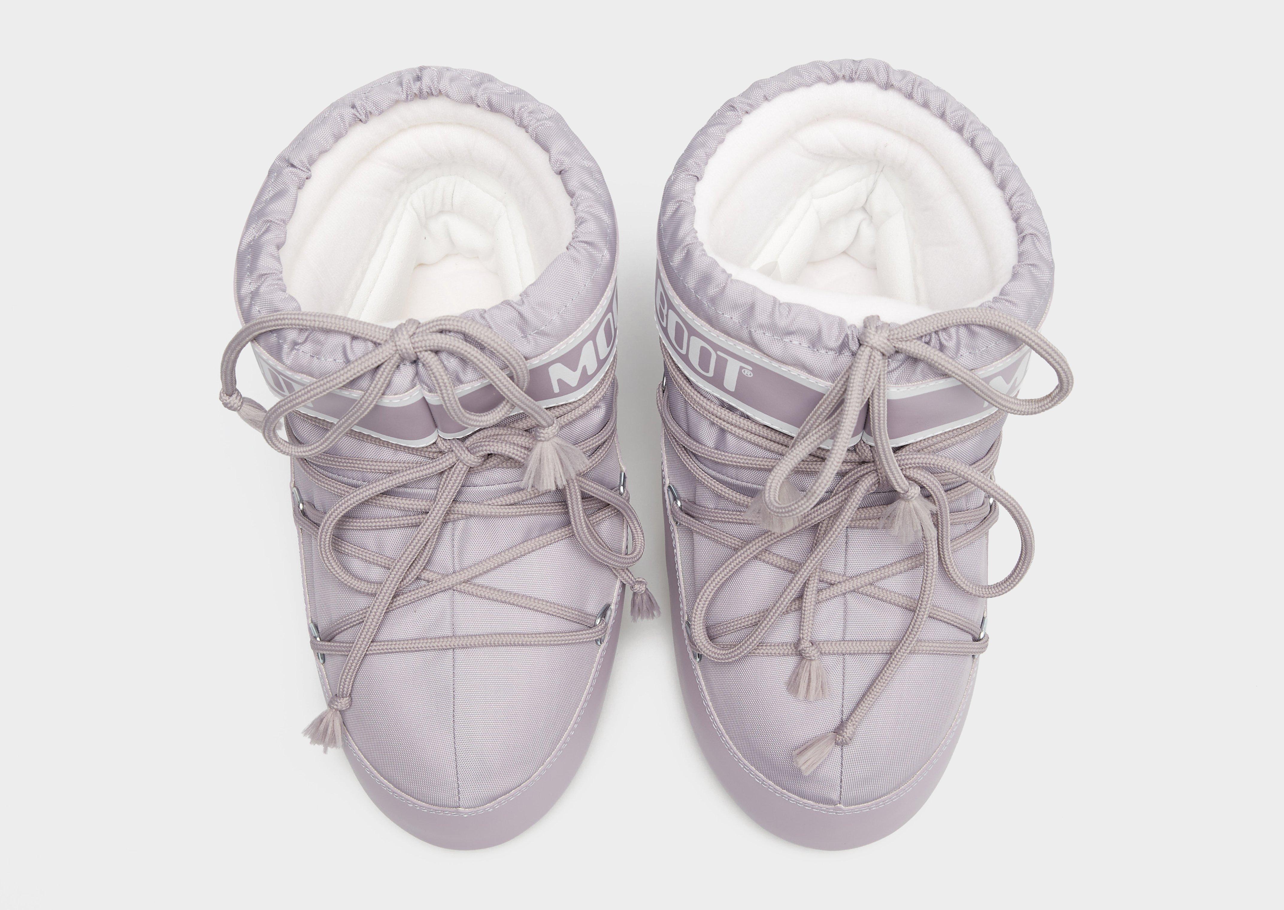 Buty zimowe damskie MOON BOOT MB ICON LOW NYLON 80D1409340-H032 Szary