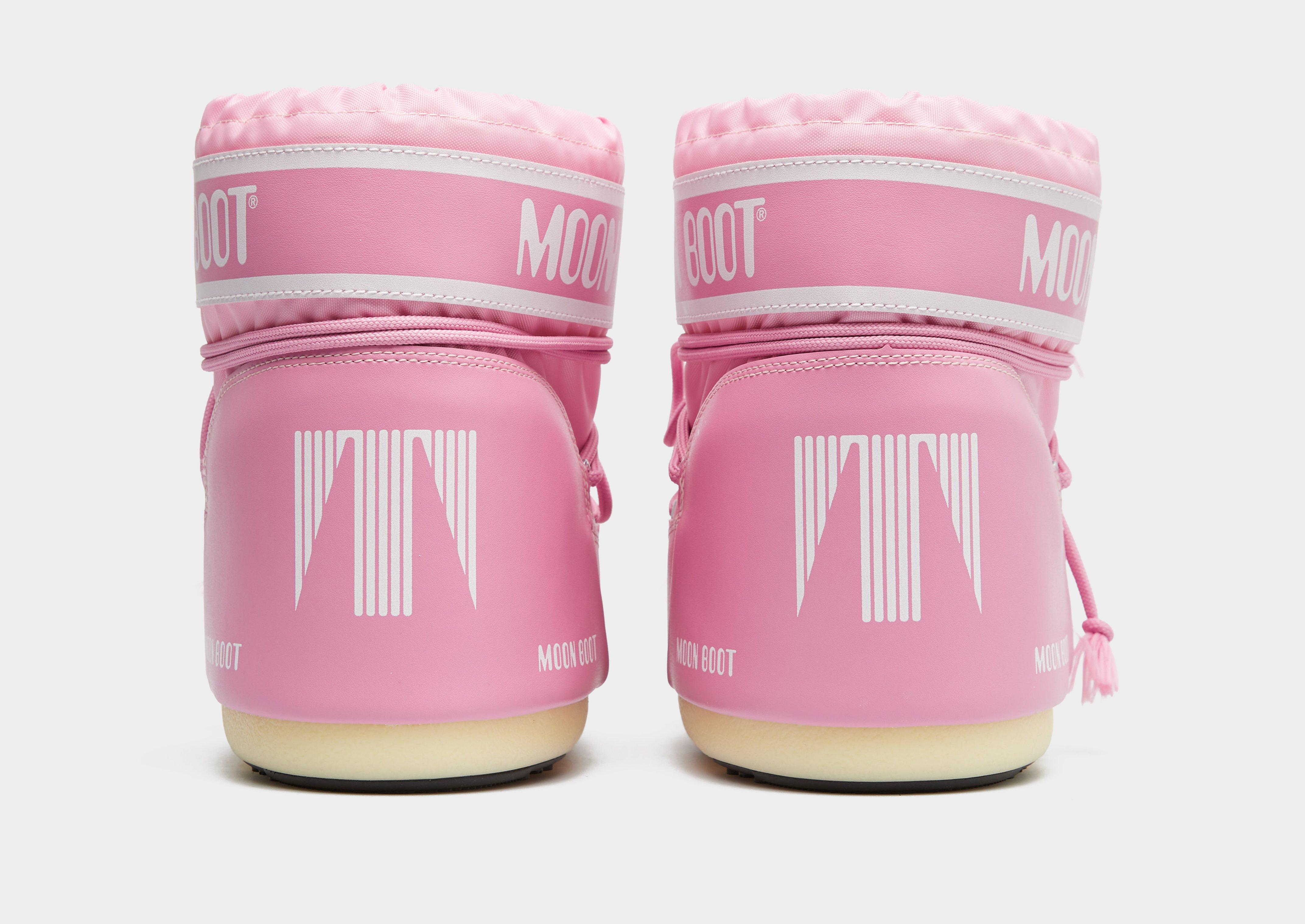 Ženske zimske čizme MOON BOOT MB ICON LOW NYLON 80D1409340-J001 ružičasta
