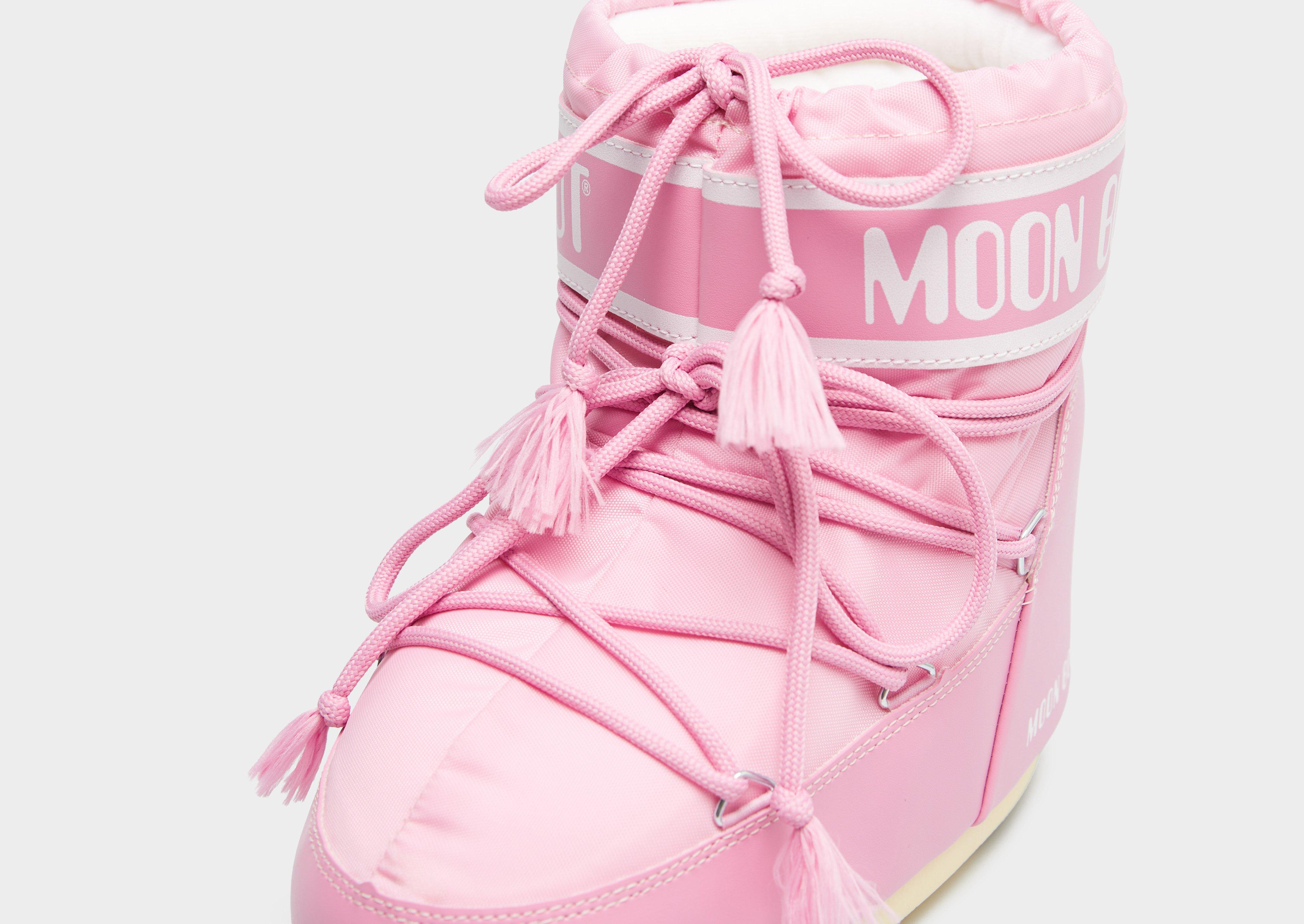 Ženske zimske čizme MOON BOOT MB ICON LOW NYLON 80D1409340-J001 ružičasta