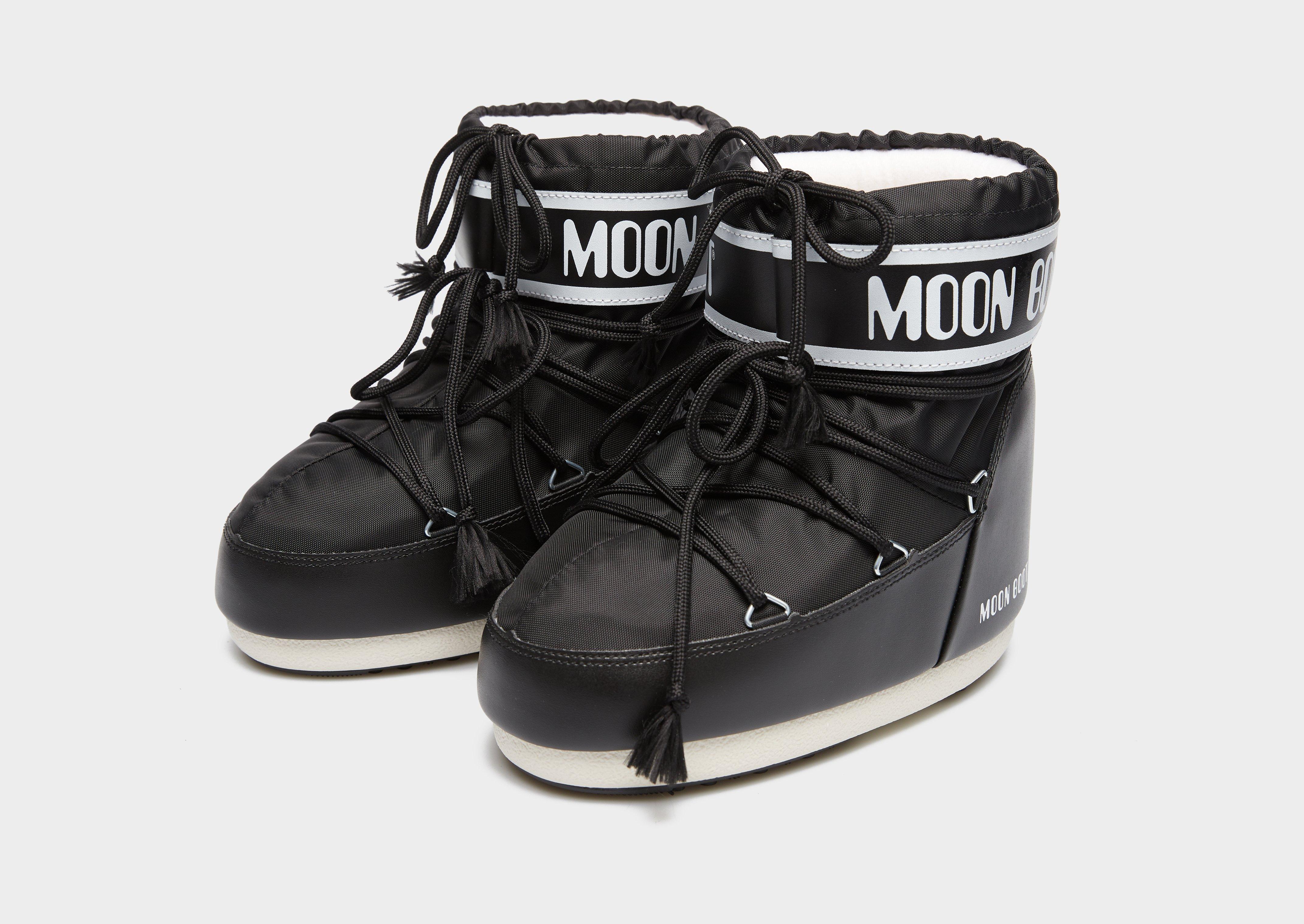 Žieminiai batai moterims MOON BOOT ICON LOW NYLON 80D1409340N001 Juoda