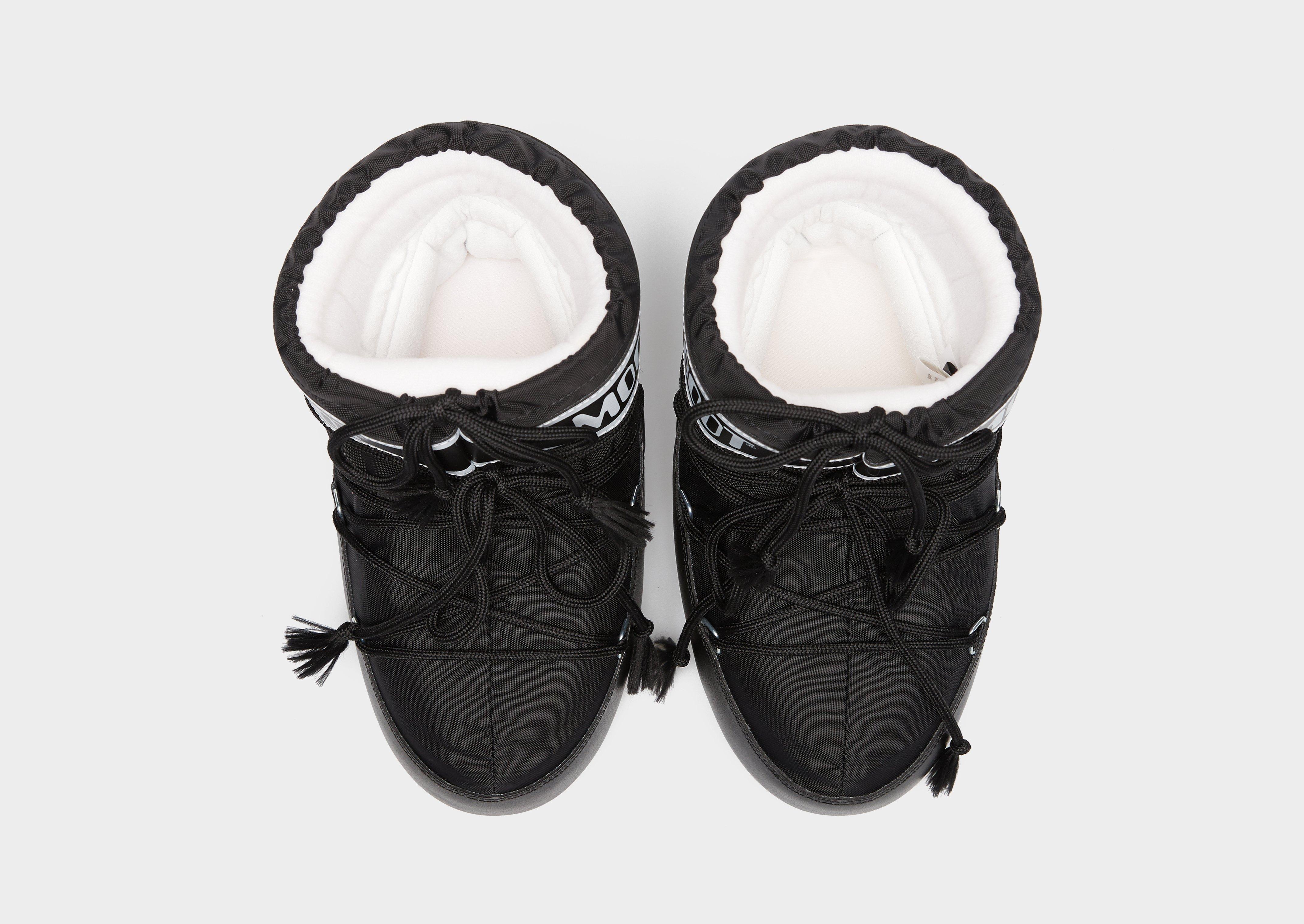 Žieminiai batai moterims MOON BOOT ICON LOW NYLON 80D1409340N001 Juoda