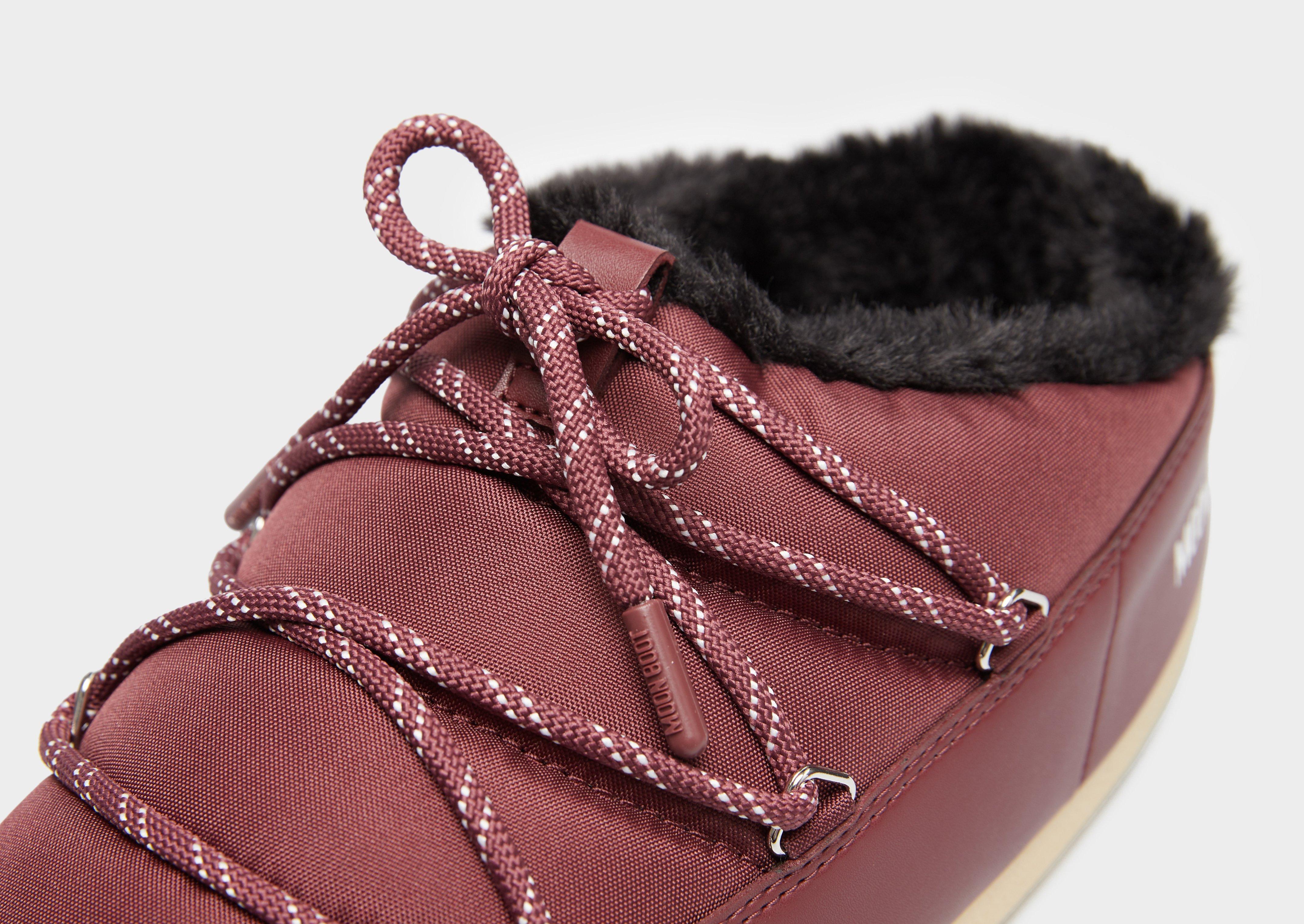 Ženske zimske čizme MOON BOOT MB EVX MULE NYLON 80D1470110-D013 bordo