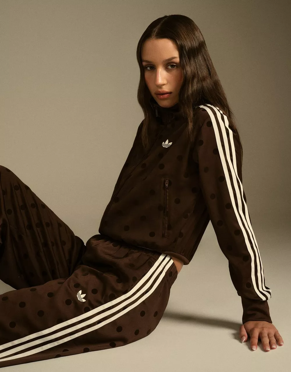 ADIDAS ШТАНИ SATIN POLKA DOTS WIDE LEG, фото 1 з 5
