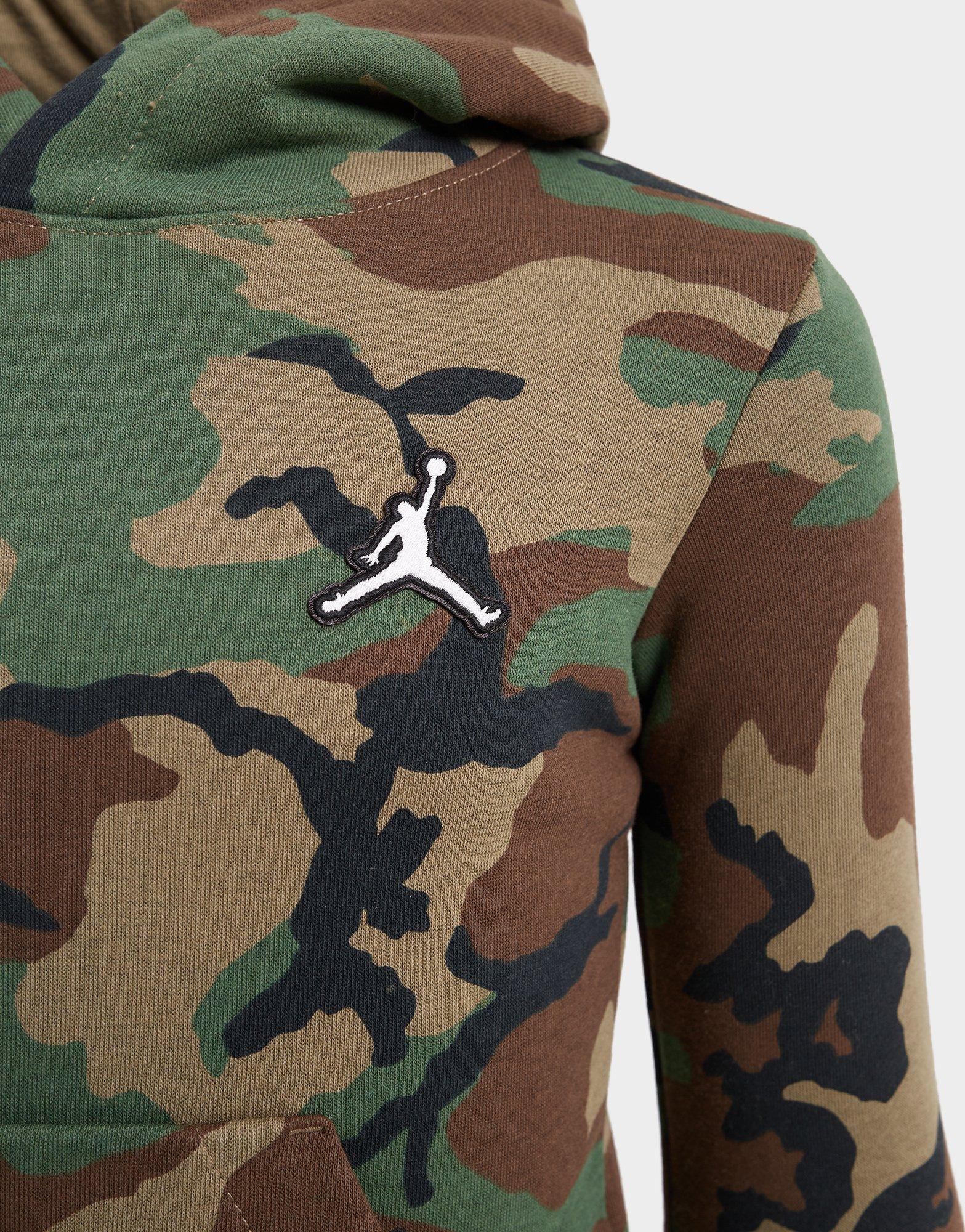Детски суичър JORDAN СУИТЧЪР С КАЧУЛКА ESSENTIALS CAMO KID 85A717E4F Многоцветен