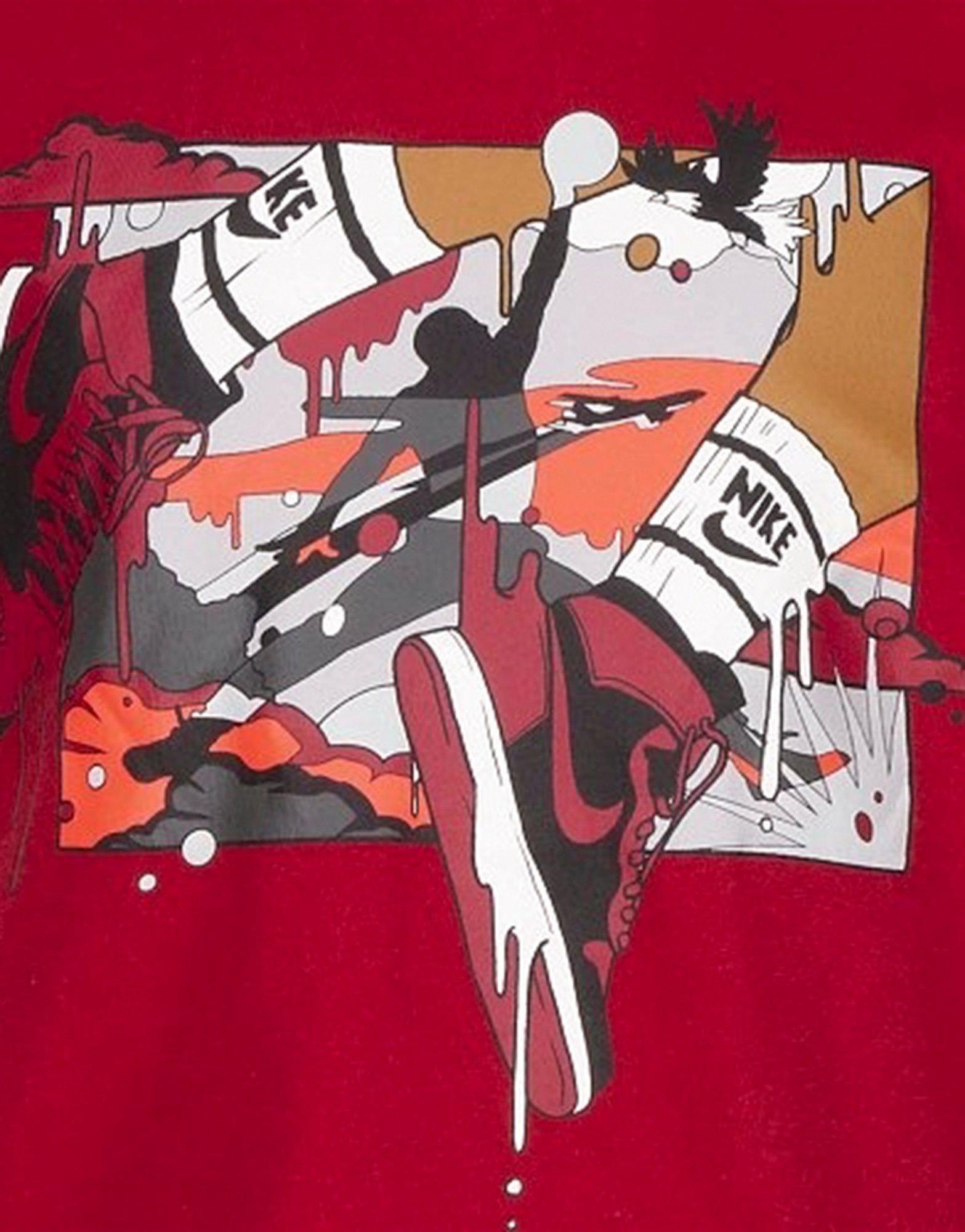 Детска тениска JORDAN ТЕНИСКА JUMPMAN WRAP 85B091-R78 Червен