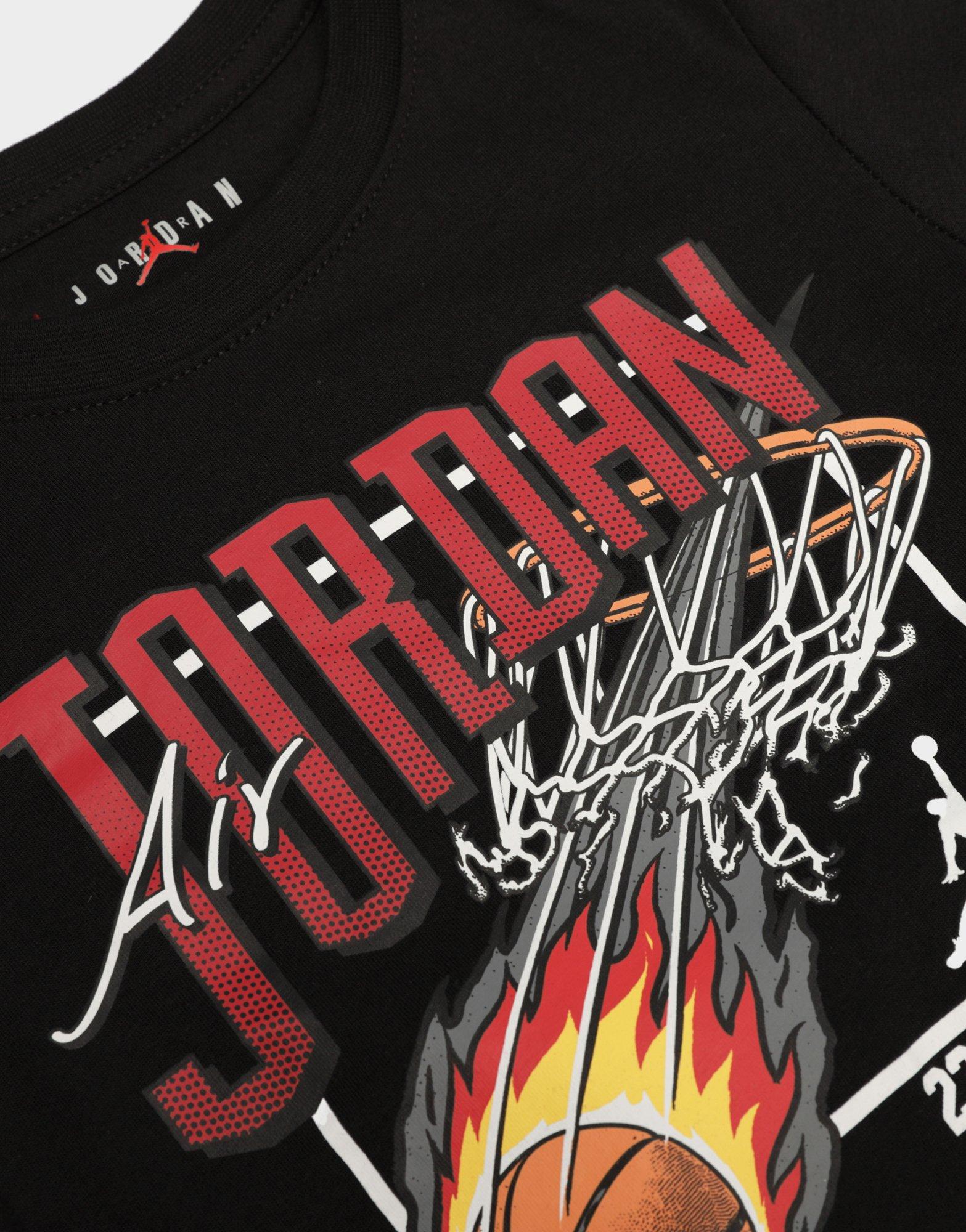 Komplet dresowy dziecięcy JORDAN KOMPLET JDB AIR COURT MESH SHORT SET 85C206-R78 Czarny