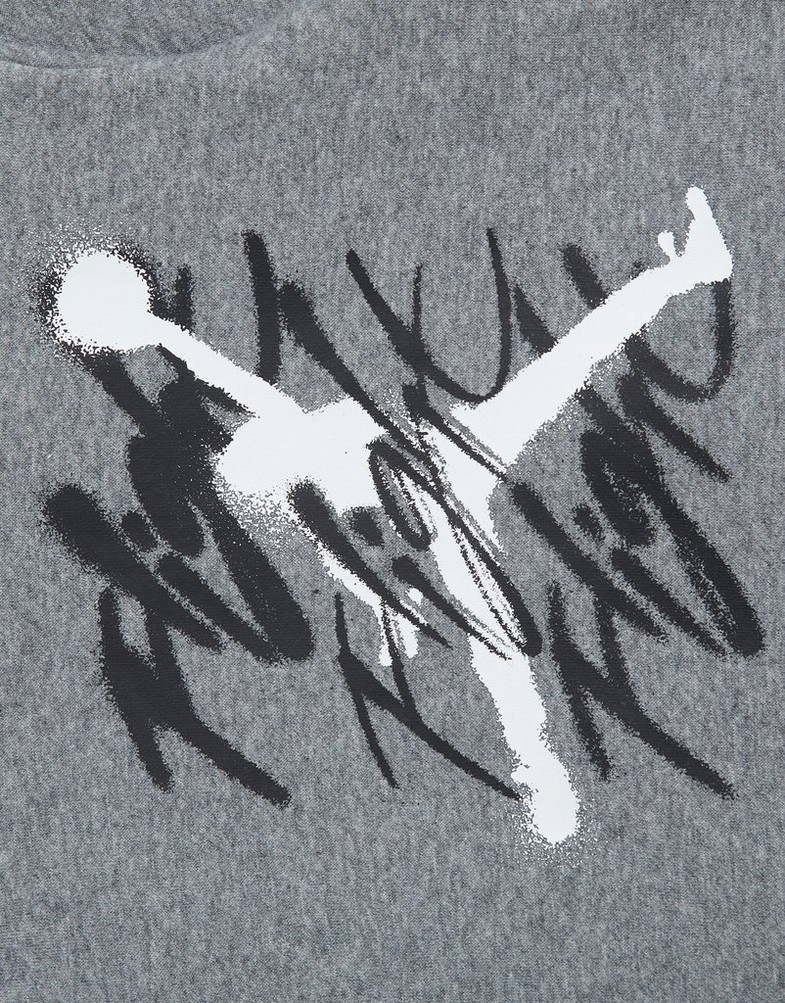 Gyerek melegítőszett JORDAN SZETT JDB JM FLIGHT SPRAY PO HOODIE 85C685-GEH Szürke