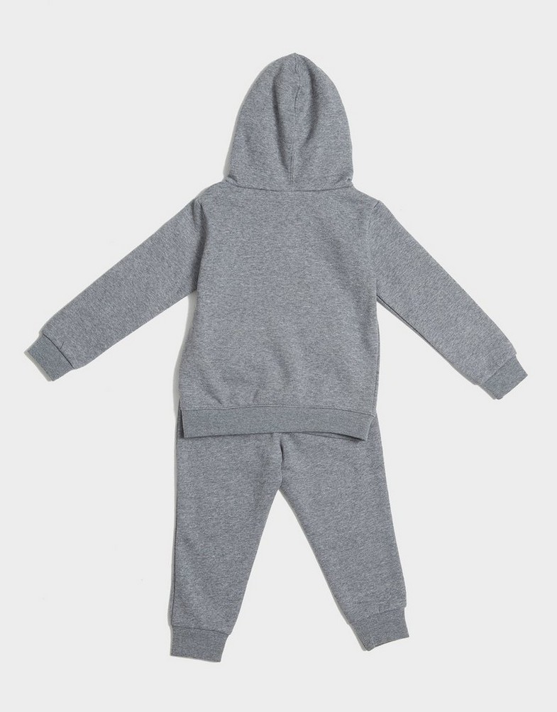 Gyerek melegítőszett JORDAN SZETT JDB JM FLIGHT SPRAY PO HOODIE 85C685-GEH Szürke