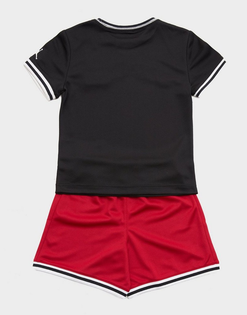 Dětská tepláková souprava JORDAN SOUPRAVA JDB MATCHING TAPING MESH SHORT 85D967-R78 Černá