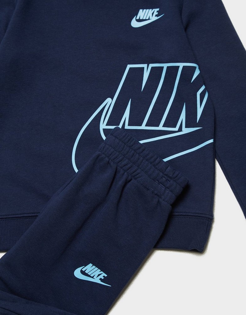 Komplet dresowy dziecięcy NIKE KOMPLET B NSW FT ICON CREW SET B