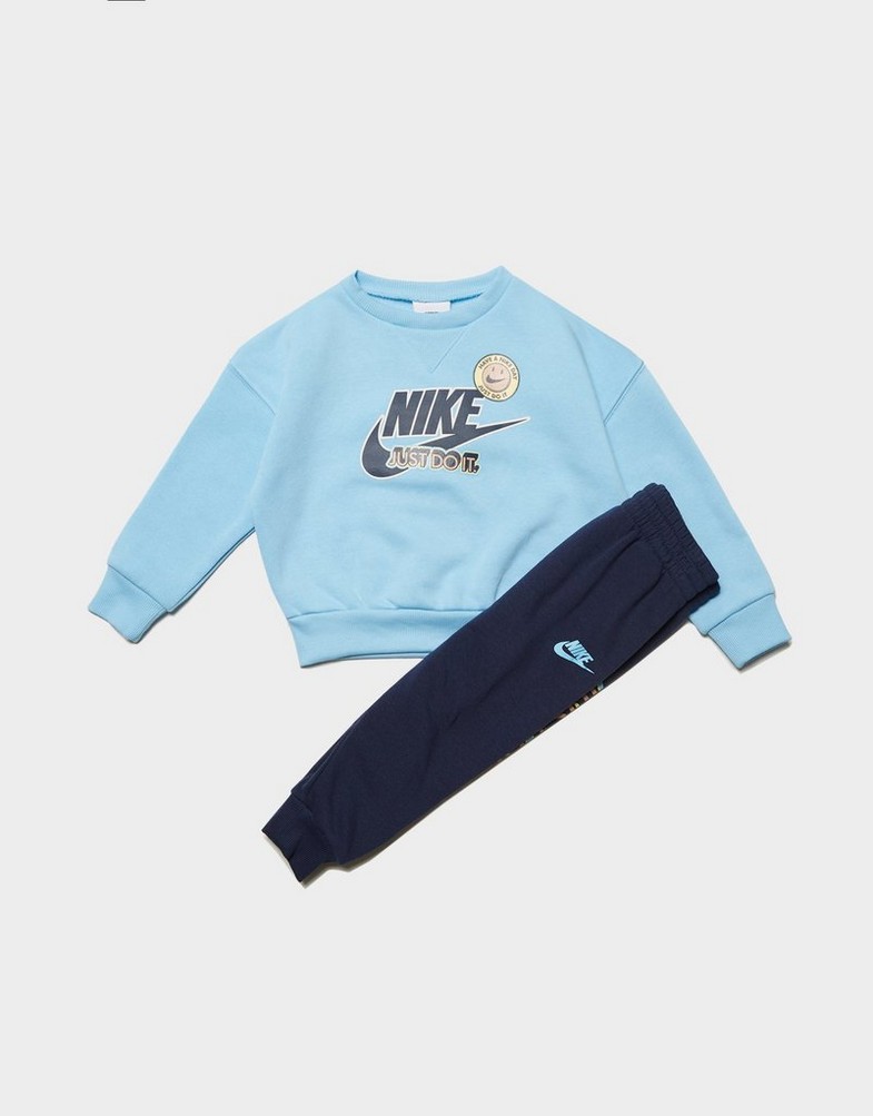 Komplet dresowy dziecięcy NIKE KOMPLET SENSE OF ADVENTURE GFX-FLEECE SET B