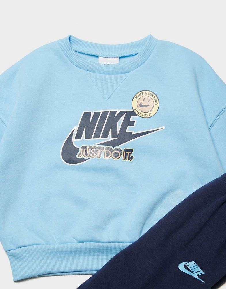 Komplet dresowy dziecięcy NIKE KOMPLET SENSE OF ADVENTURE GFX-FLEECE SET B