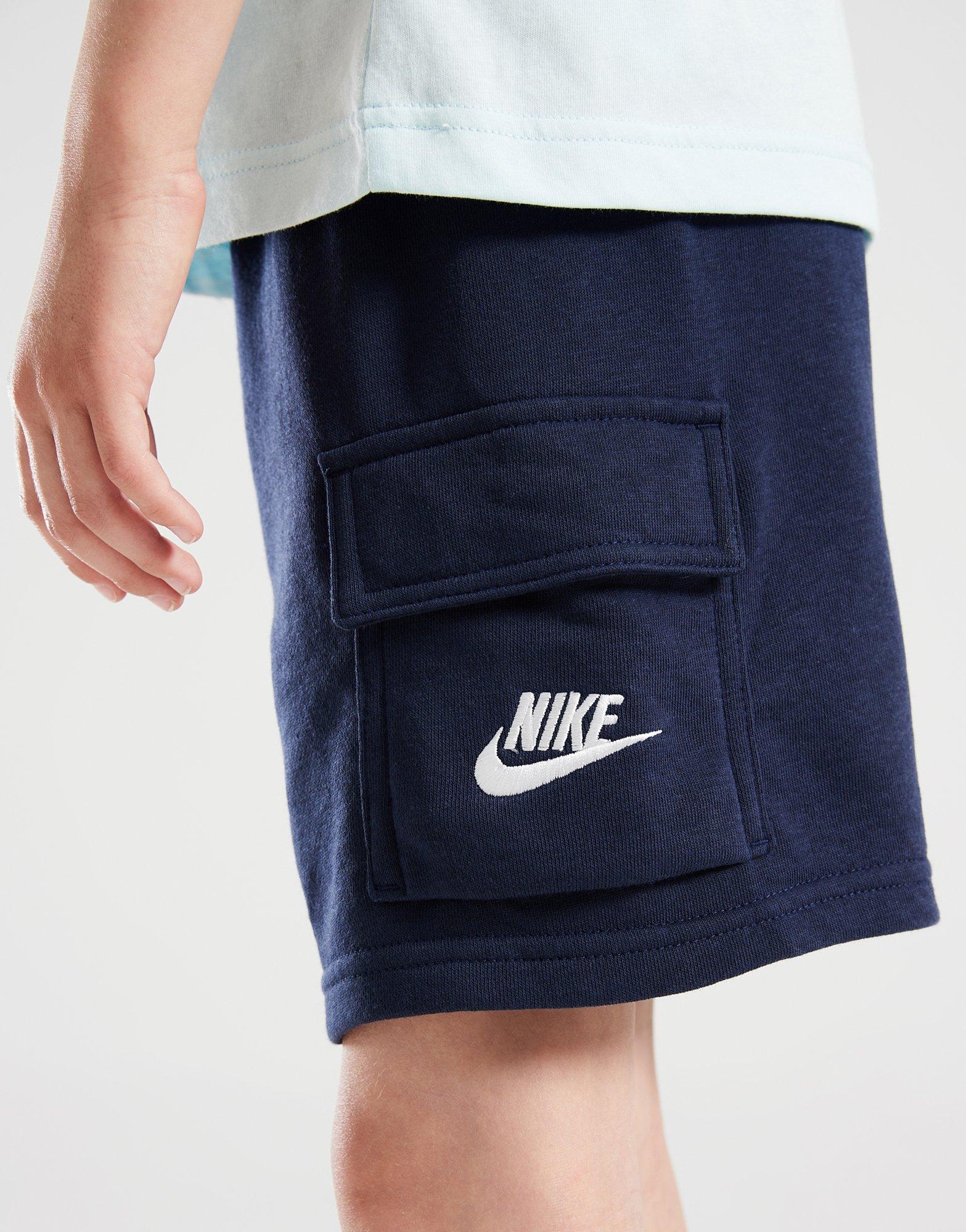 Дитячі спортивні костюми JORDAN КОМПЛЕКТ NKB B NSW PKT TEE FT SHORT SET 86N041-U90 Блакитний