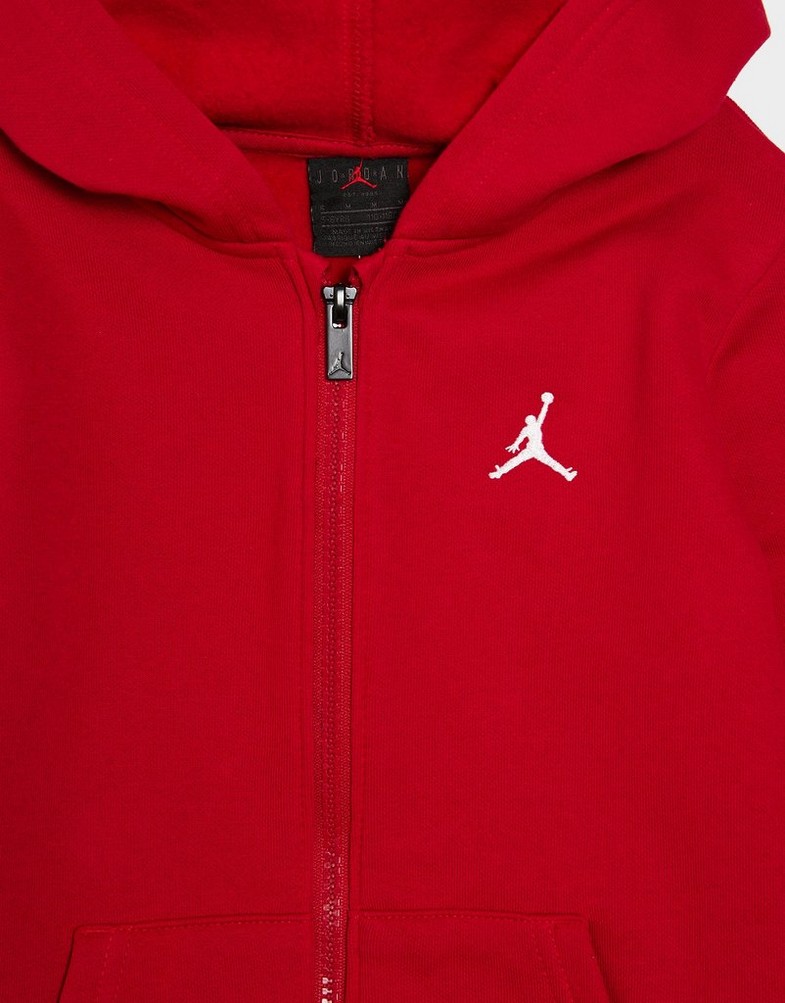 Trening pentru copii JORDAN TRENING MJ BRKLYN FLC FZ HOODIE SET 8BD325-023 Roșu