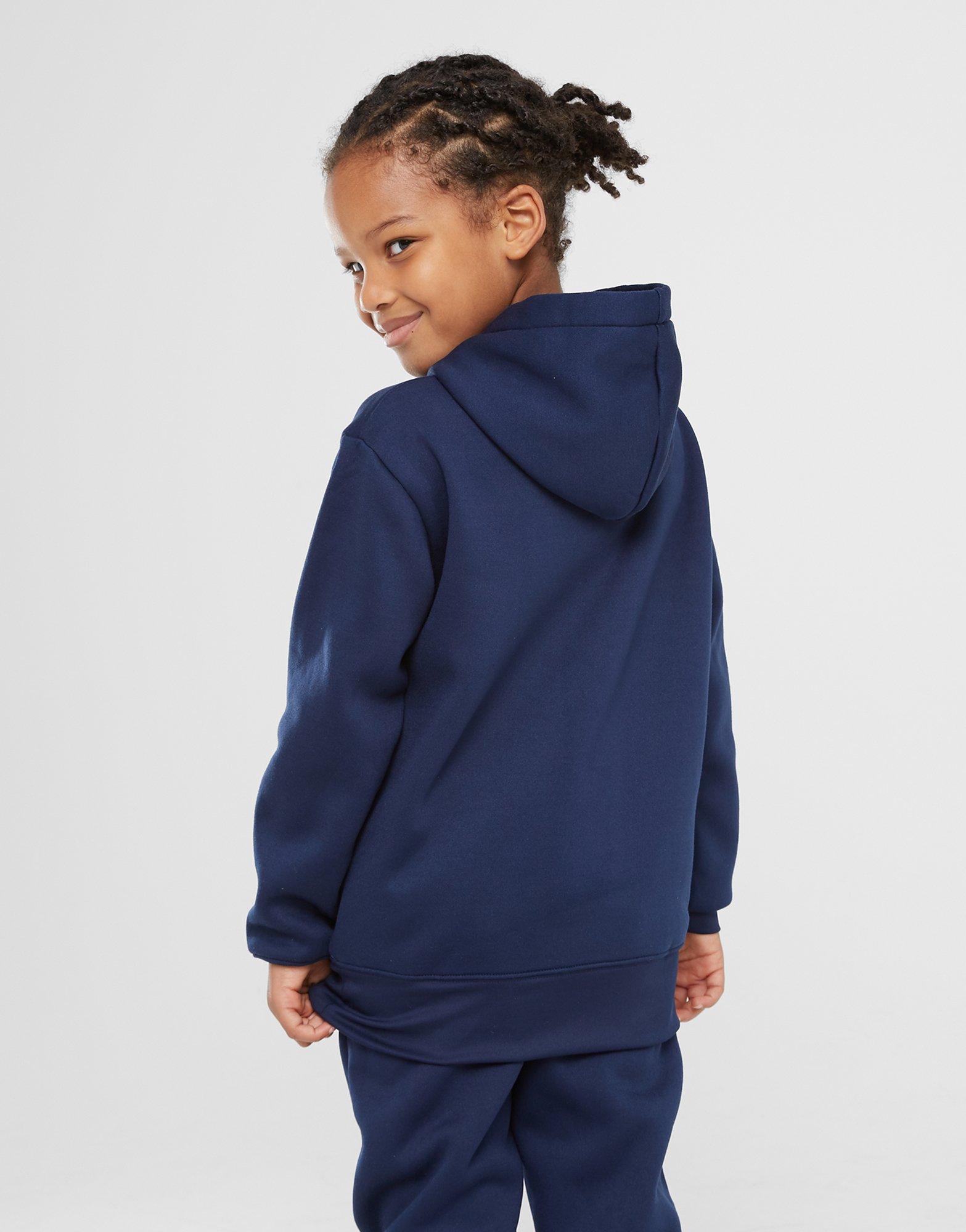 Detská mikina JORDAN MIKINA S KAPUCŇOU JUMPMAN SUSTAINABLE PO HD 95B910-U90 Tmavomodrá