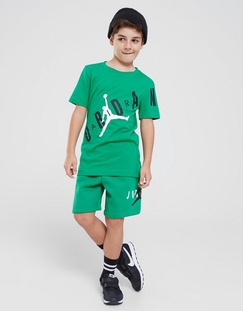 Pantaloni scurți pentru copii JORDAN PANTALONI SCURȚI JUMPMAN SUSTAINABLE SHORT 95B911-F4F Verde