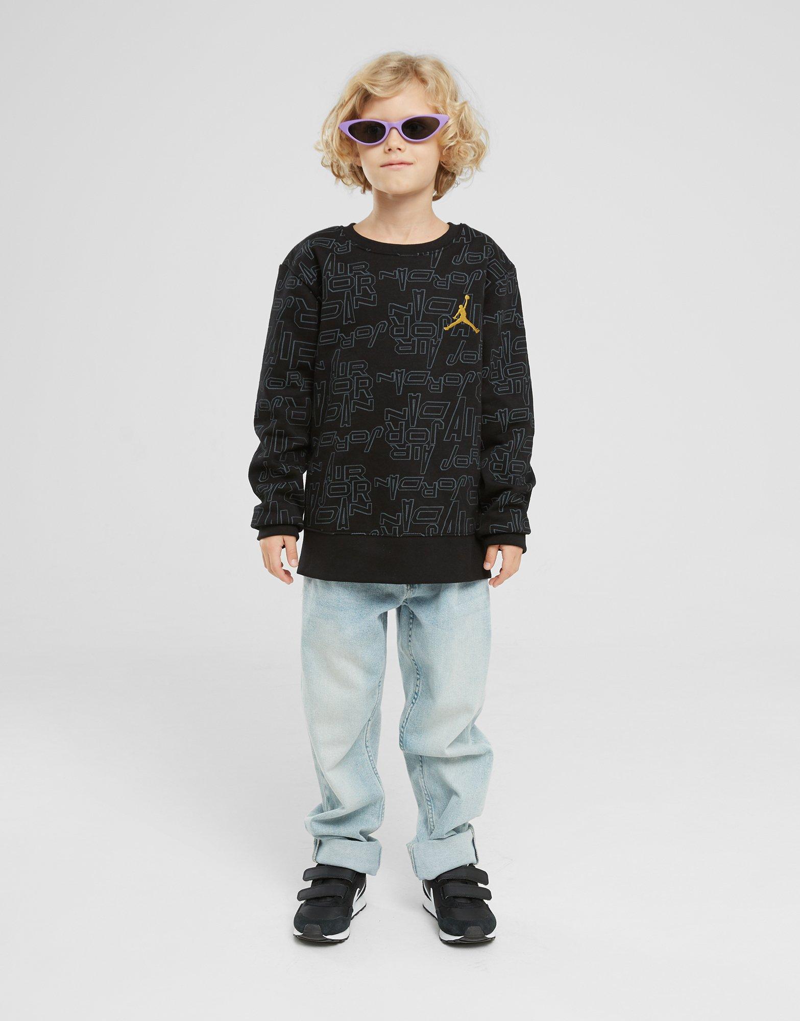 Vaikiškas džemperis JORDAN DŽEMPERIS TAKE FLIGHT B&G FLC CREW 95C802-023 Juoda