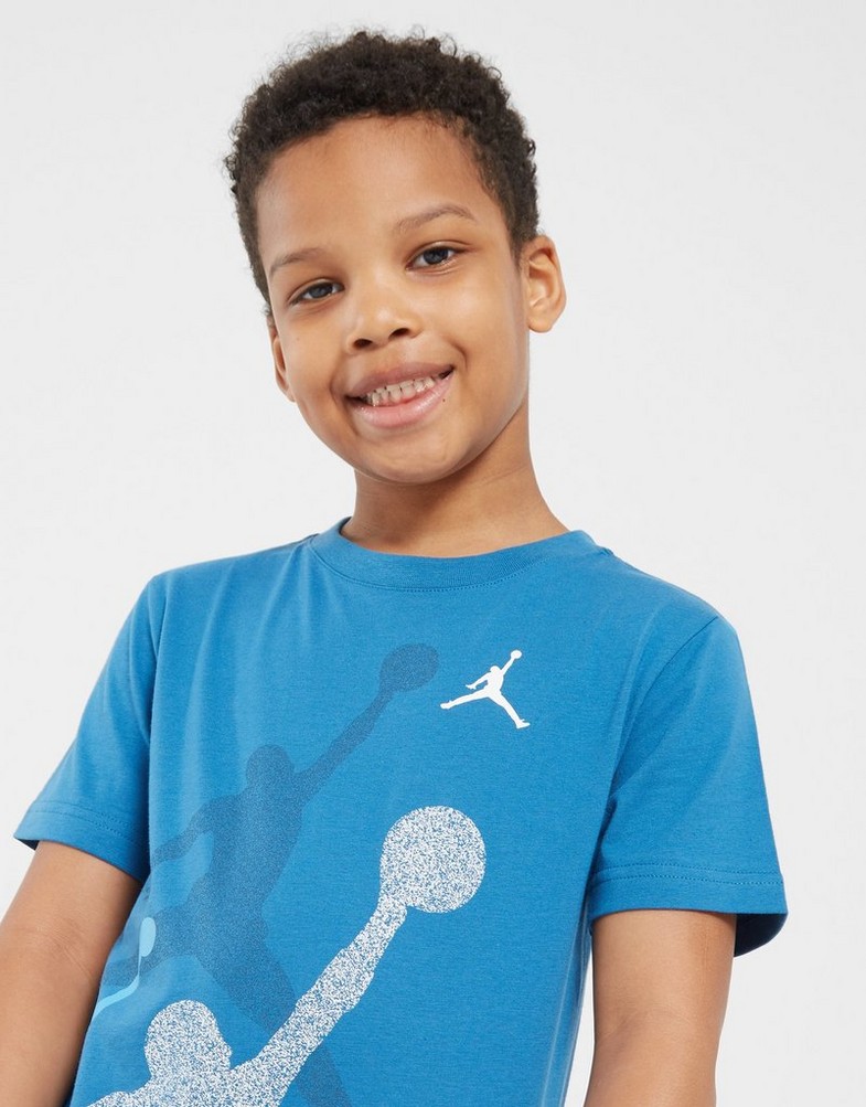 Дитячі футболки JORDAN ФУТБОЛКА GRDNT JMPN RPT T BLU B 95D119-U1R Блакитний