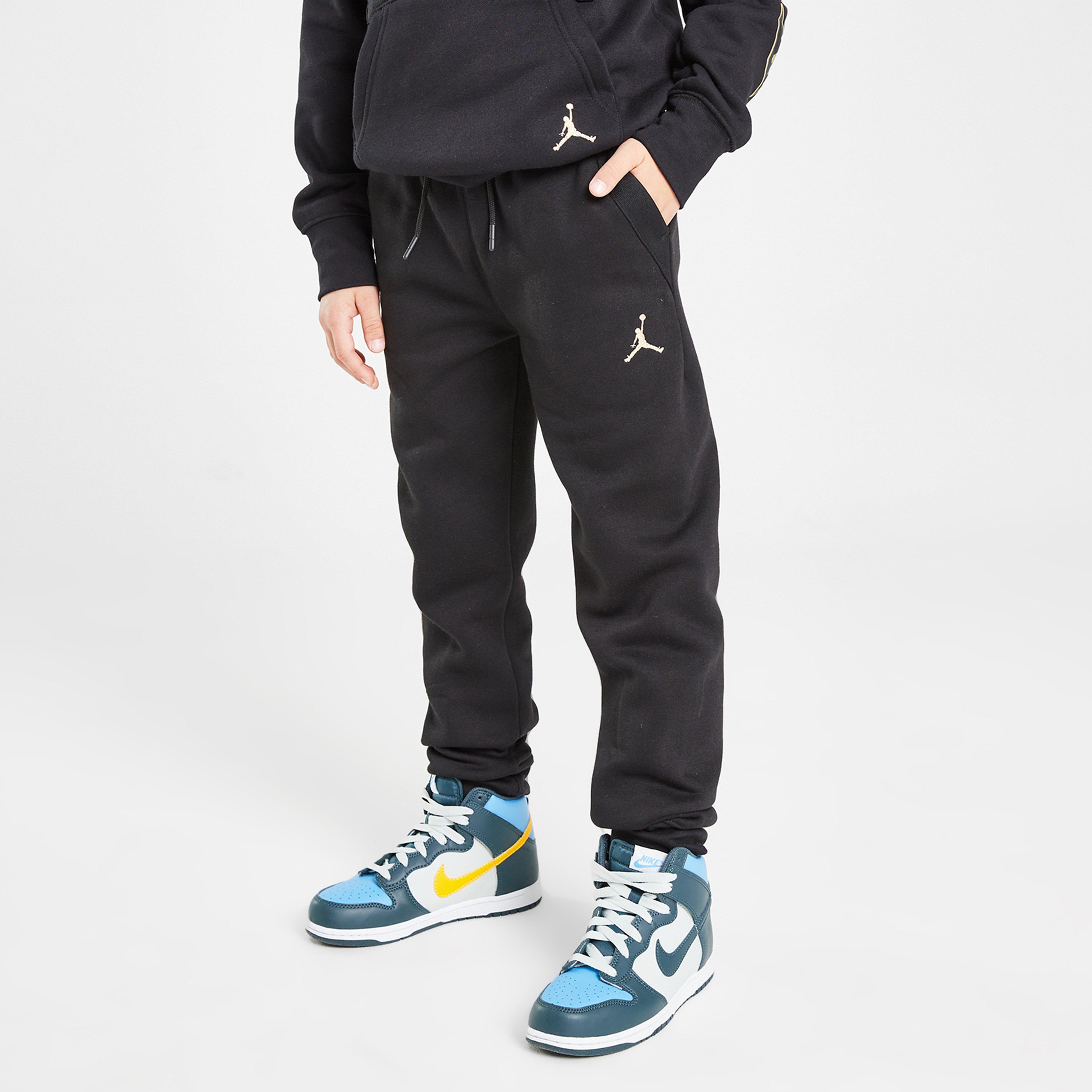 Dětské kalhoty JORDAN KALHOTY  BDGE B&G JOG BLK/GLD B