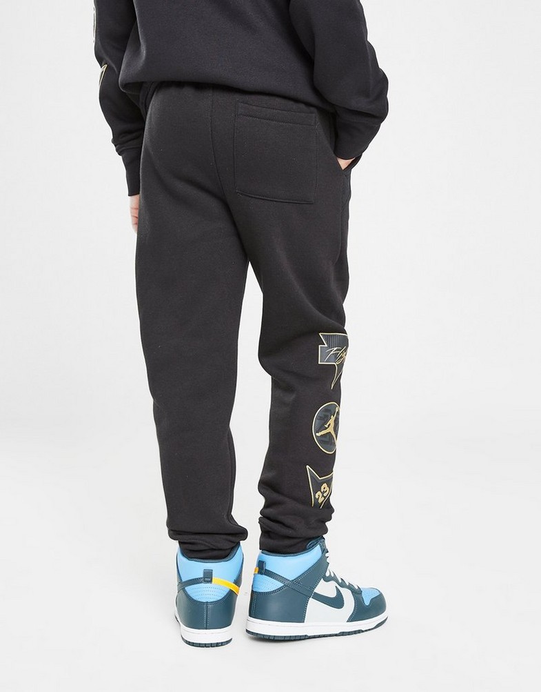 Дитячі штани JORDAN ШТАНИ BDGE B&G JOG BLK/GLD B 95D544-023 Чорний