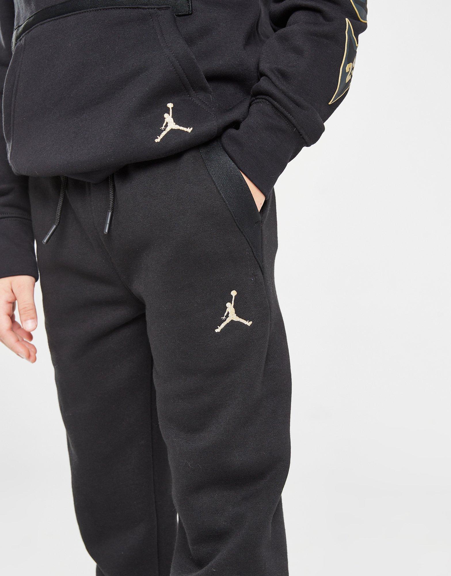 JORDAN NADRÁG BDGE B&G JOG BLK/GLD B 95D544-023 Fekete