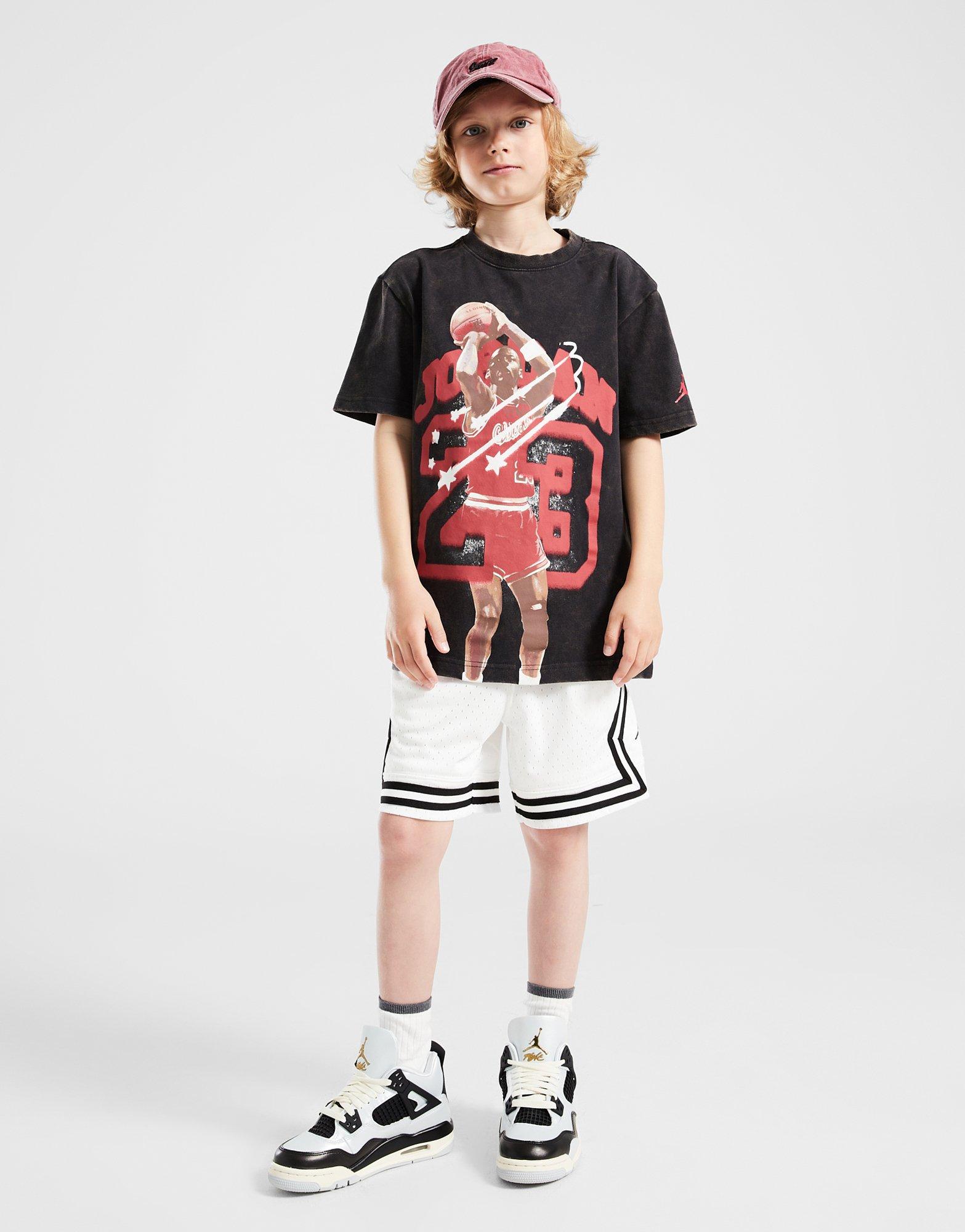 Detské tričko JORDAN TRIČKO JDN JORDAN 40TH ANNIVERSARY SS 95D619G0T Čierna