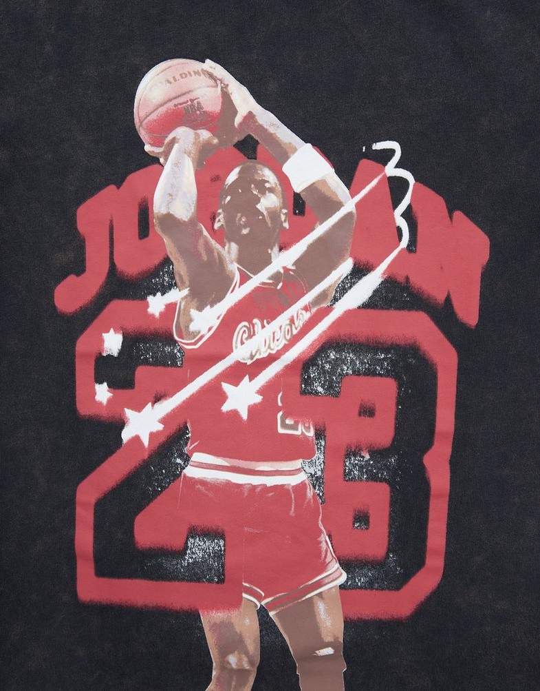Tricou pentru copii JORDAN TRICOU JDN JORDAN 40TH ANNIVERSARY SS 95D619G0T Negru