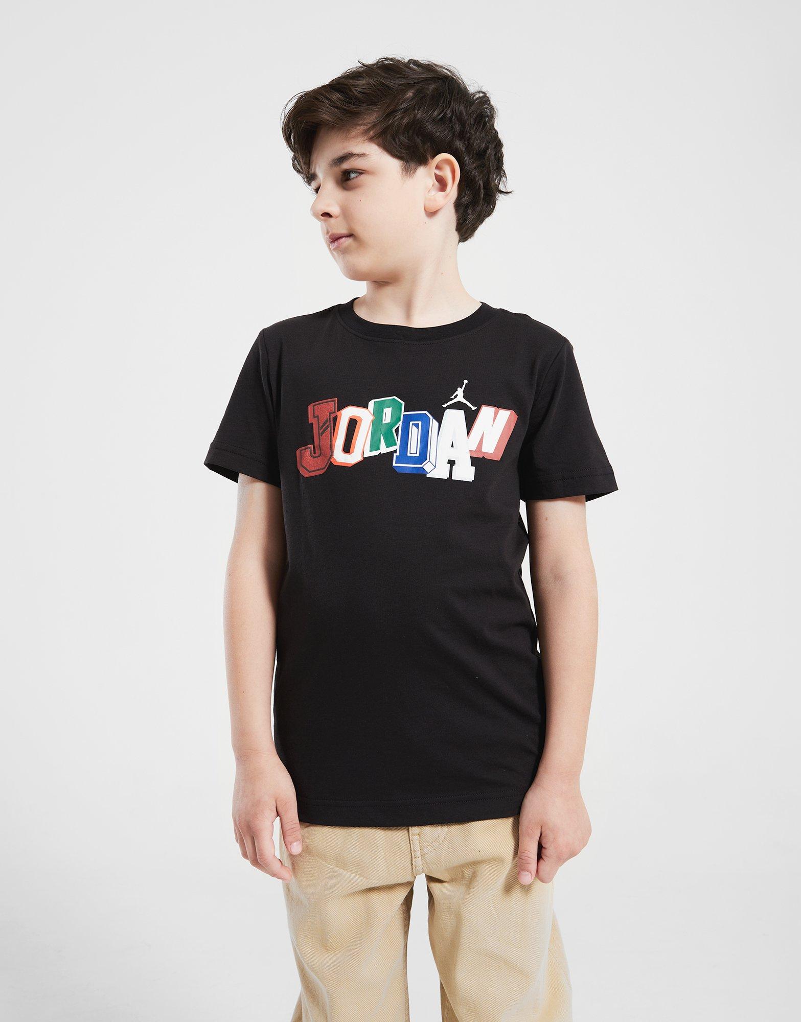 Jordan Tričko Jrdn Letter Tee Blk B