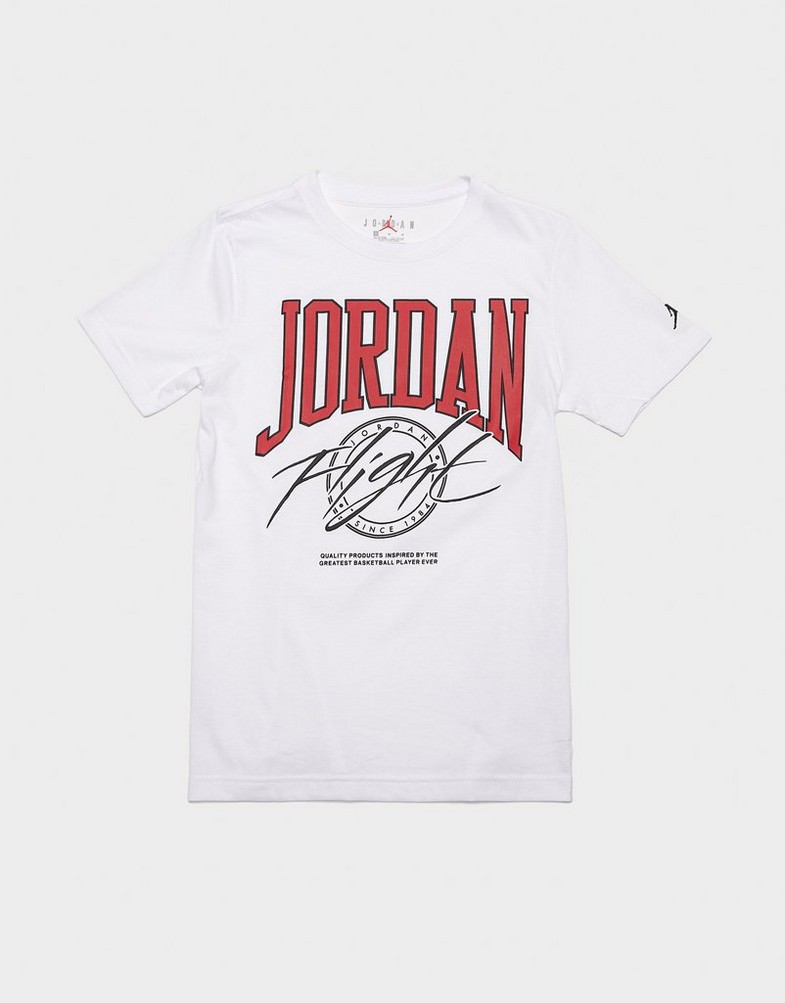 Gyerek póló JORDAN PÓLÓ FLT BEYND ARC TEE WHT B 95D799-001 Fehér