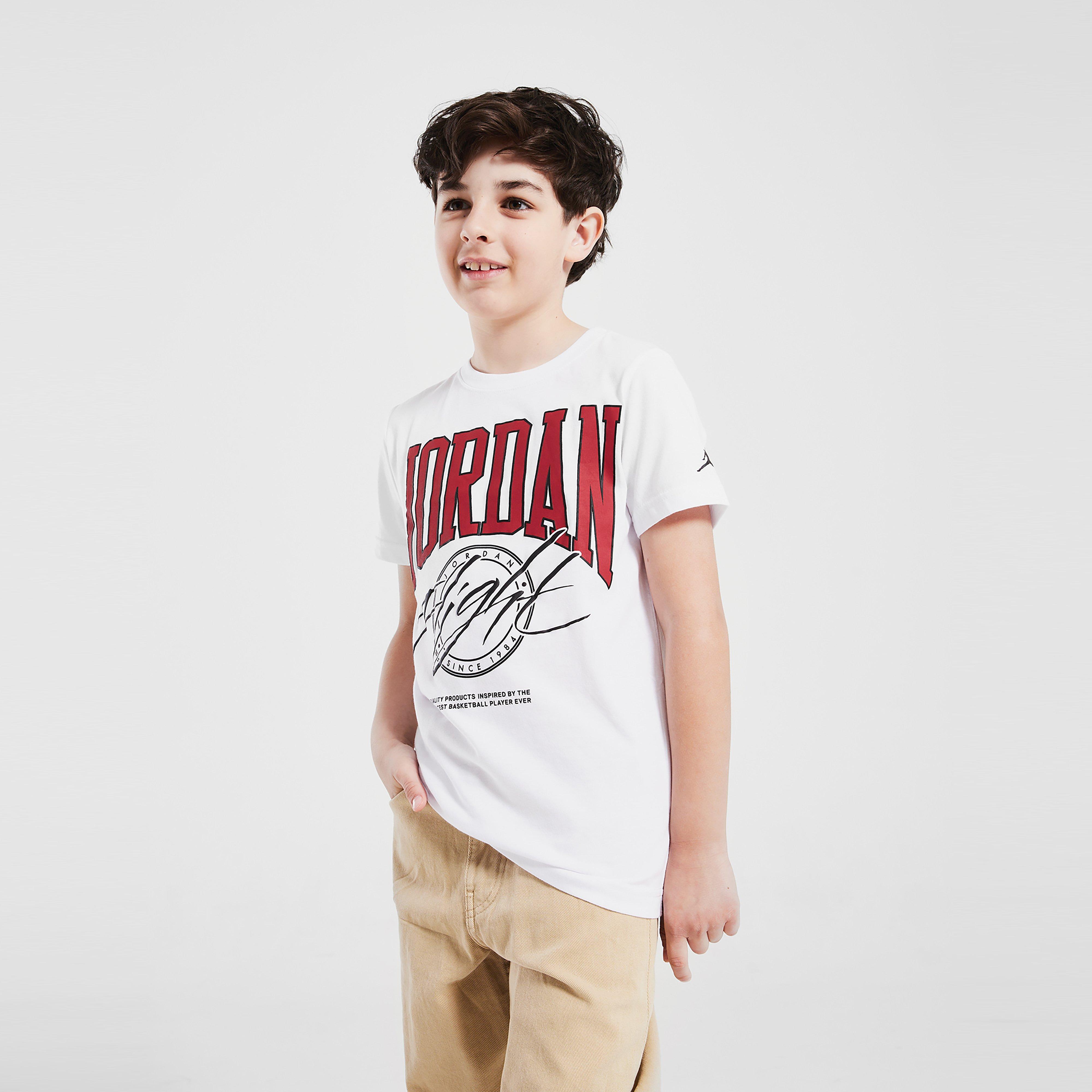 Gyerek póló JORDAN PÓLÓ FLT BEYND ARC TEE WHT B