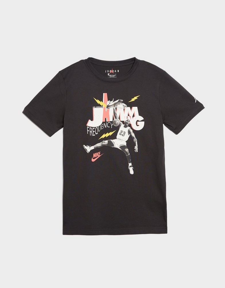 Tricou pentru copii JORDAN TRICOU JDB MJ JAMMING SS TEE BOY 95D819-023 Negru
