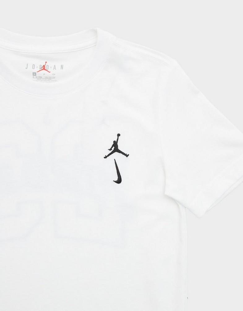 Tricou pentru copii JORDAN TRICOU JDB MJ MVP WM SS TEE 95F053001 Alb