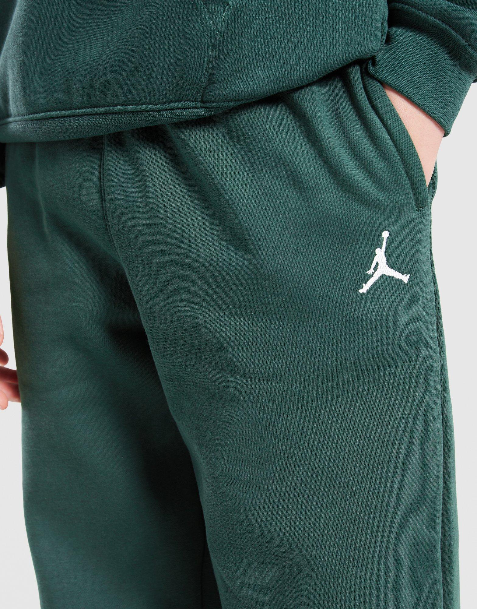Детски панталон JORDAN ПАНТАЛОНИ MJ BRKLN FLC PANT BOY 95F113-E8J Зелен