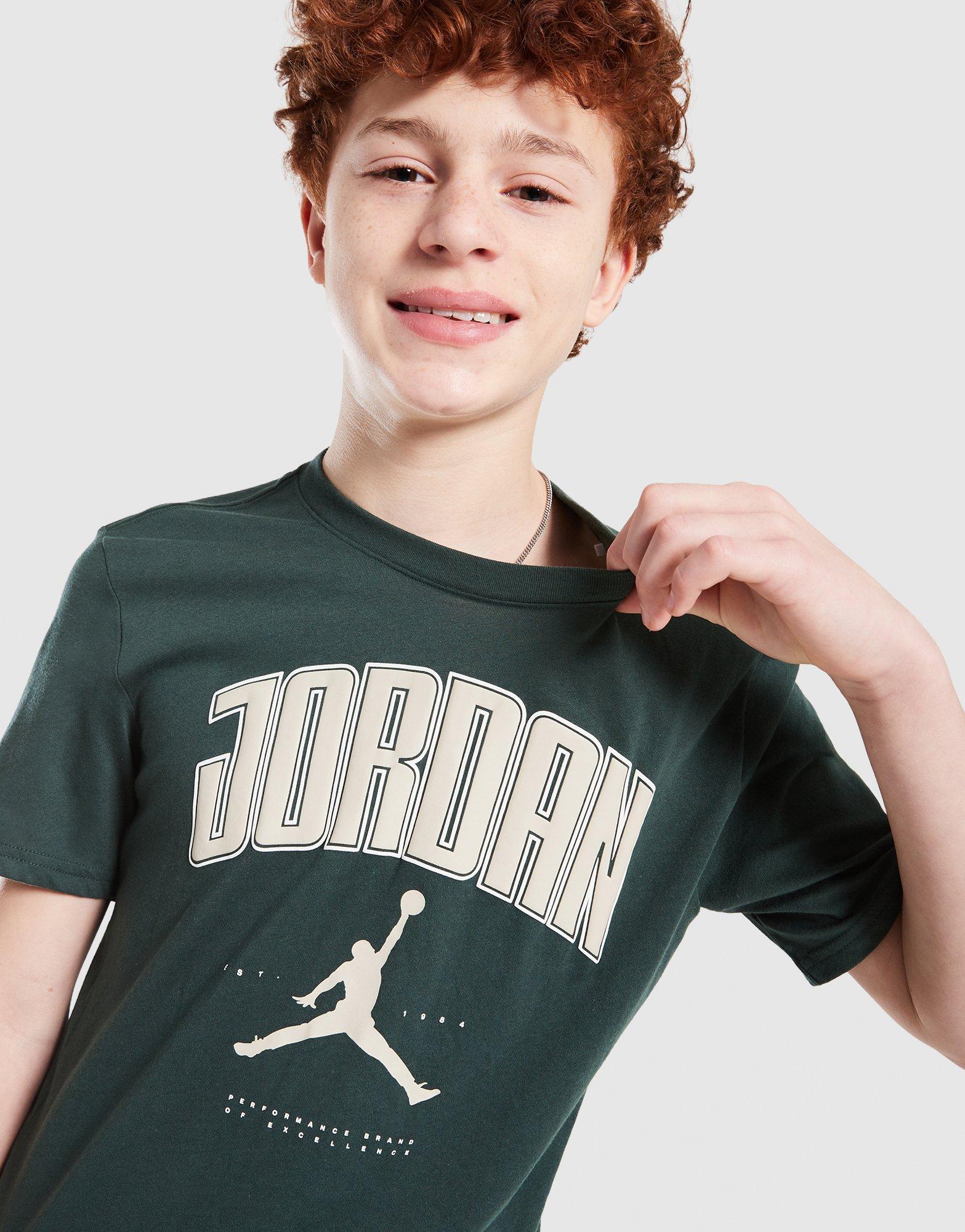 Дитячі футболки JORDAN ФУТБОЛКА MJ 88 CITY SS 95F350E8J Зелений