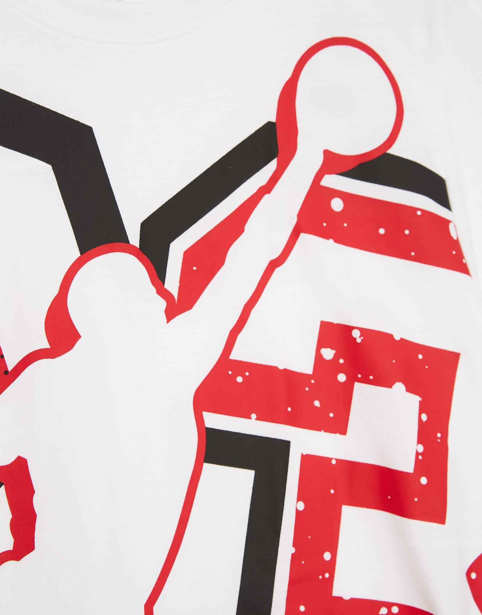 Dječji T-shirt JORDAN T-SHIRT JDB ITP SPLIT 23 SPLATTER 95F648-001 bijela