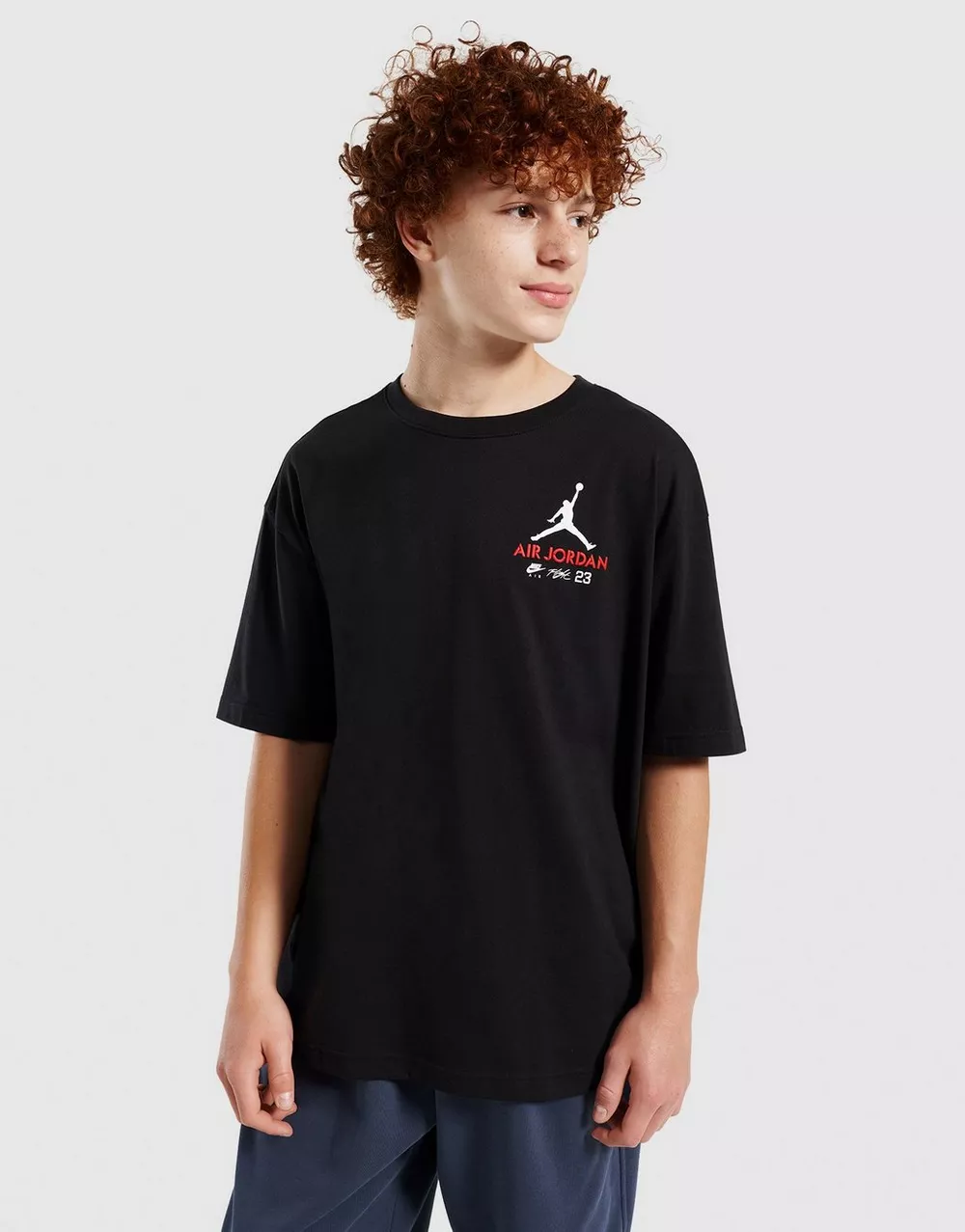 NikeHad JORDAN ФУТБОЛКА JUMPMAN GRPH TEE BLK/RED, фото 1 з 4