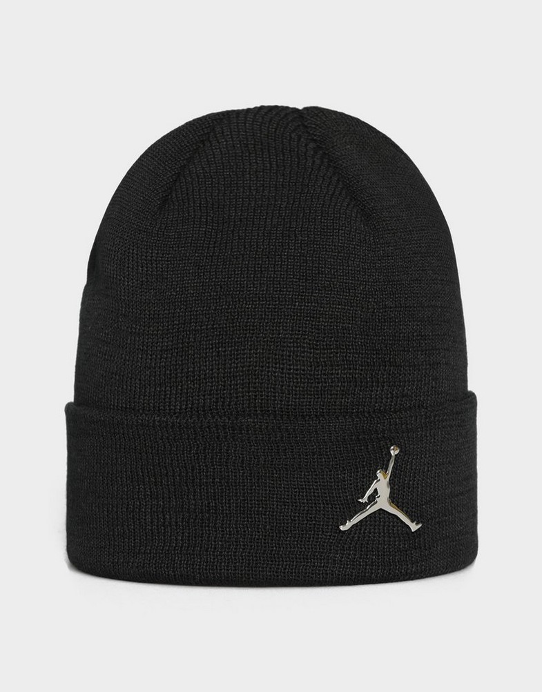 Жіночі зимові шапки JORDAN КЕПКА BEANIE CUFFED 9A0063-023 Чорний
